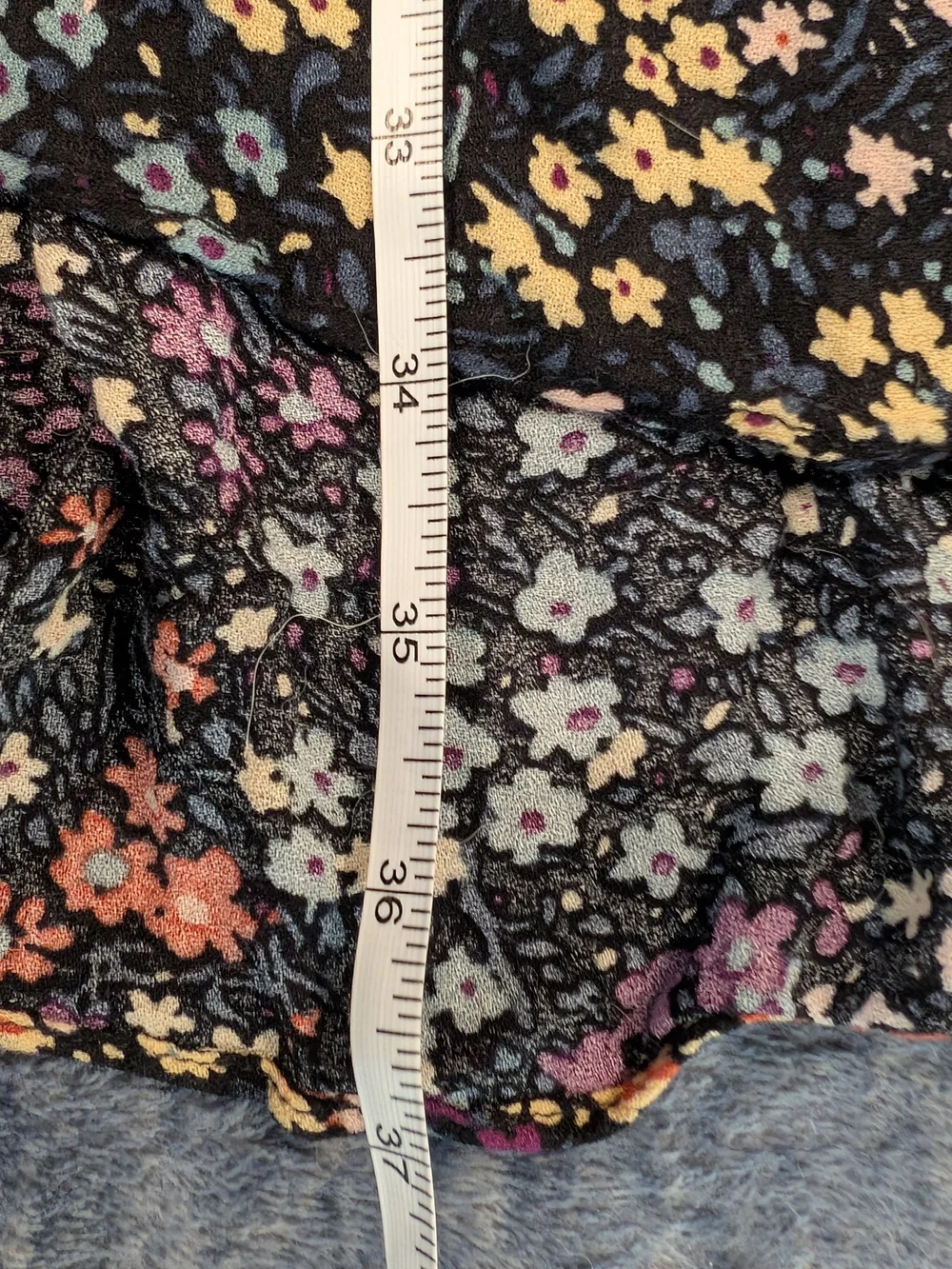 Kimchi Blue Small Navy Floral Halter Sun Dress